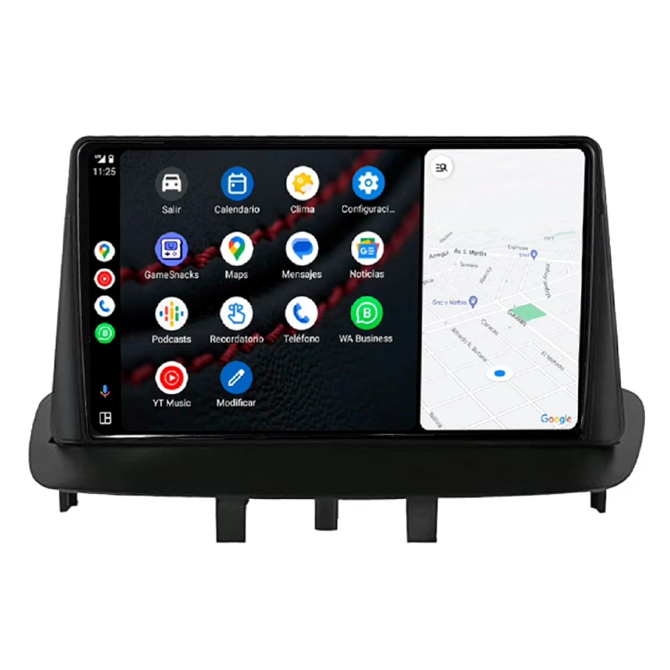 Autoradio Android perRenault Megane 2 2002-2009 -Octacore 4GB 64GB- telecamera - Immagine 3 di 4