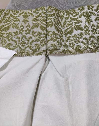 One Vintage Sears Roebuck Valance Pinch Pleated Floral New 52"X13" - Picture 9 of 11