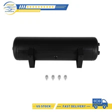 3 Gallon 6 Ports Air tank Fits for Train Horn 200PSI Black High Pressure Air new