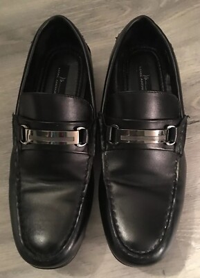 MENS MARC ANTHONY BLACK SLIP ON LOAFERS SIZE 8.5 MED Dress  display picture 3