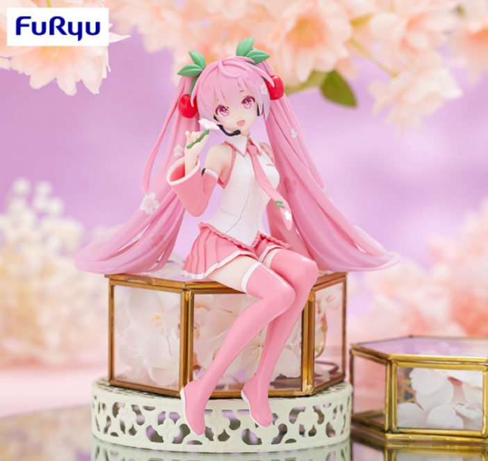 Hatsune Miku Noodle Stopper Figure Sakura Miku 2024 Ver. New FedEx