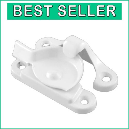 Pack of 36 Traditional White Cam Action Window Sash Locks for Home Security