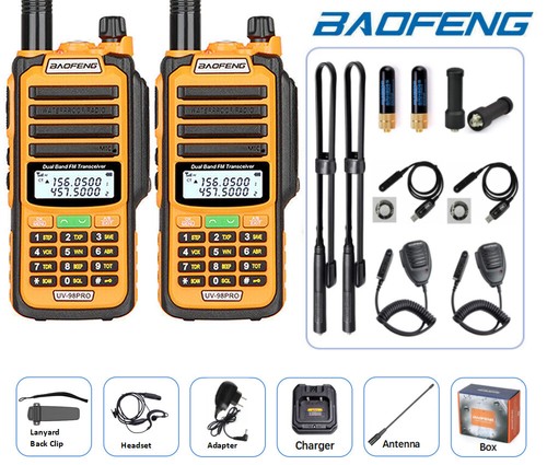 1/2Pcs Baofeng UV98 Pro V/UHF Walkie Talkie Dual-Band Ham Handheld Two-way Radio - Zdjęcie 59 z 62