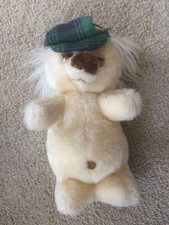 Vintage 1980 Dakin Elton Woofits Stuffed Animal With Hat-11" tall Adorable