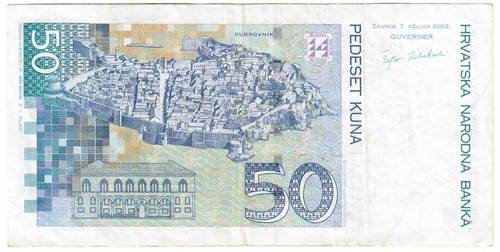 Croatia 50 Kuna 2002 VF - Picture 2 of 2