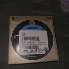 D'Addario EJ46-3D Pro-Arte Nylon Classical Guitar Strings, Hard Tension, 3 Sets
