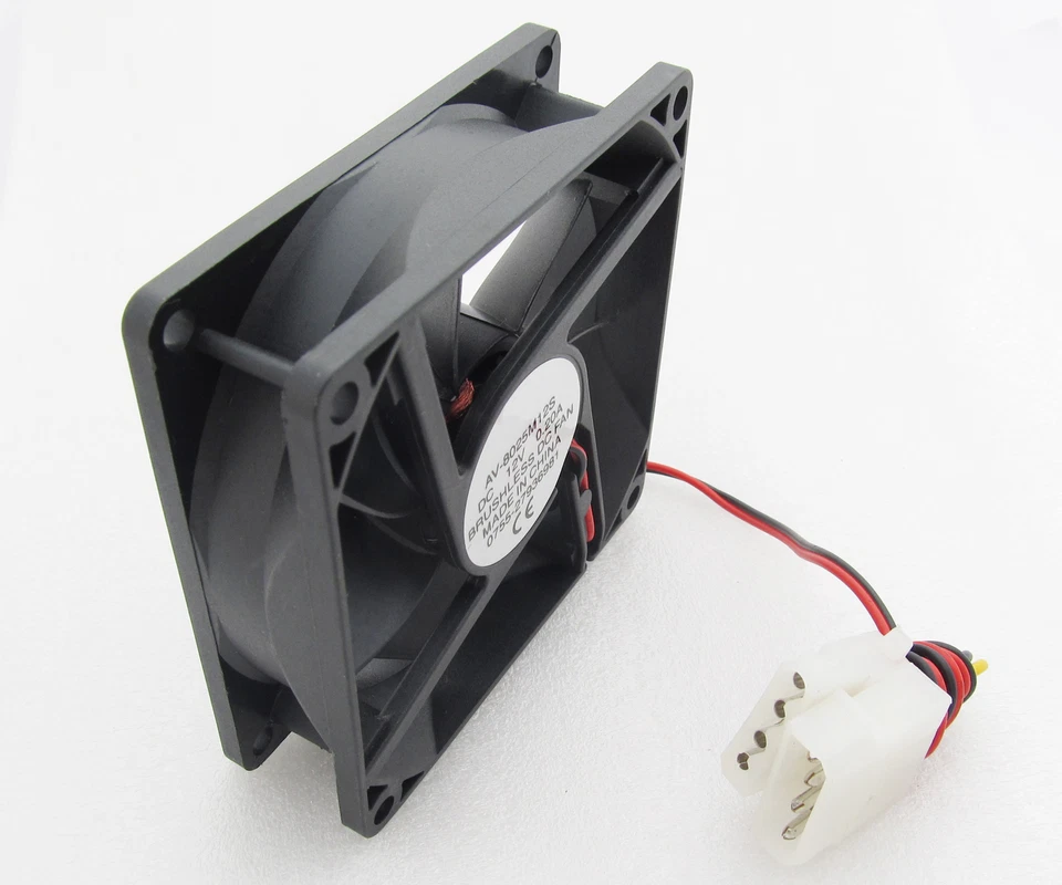 1pc 4 pin power supply Brushless DC Cooling Fan 7 Blades 12V 80x8x25mm 8025 - Image 3 of 4