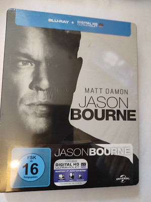 Jason Bourne Blu-ray steelbook , neu und ovp , Matt Damon , FSK 16