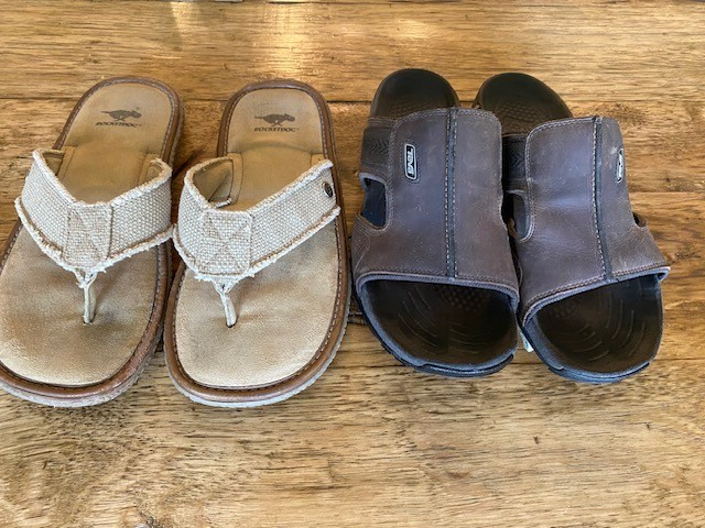 TEVA sandali slides & Rocket Dog sandali infradito uomo taglia 10 lotto di DUE