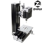 New ListingZhrui 60W All-metal Mini lathe 5-axis rotary drilling lathe for soft material