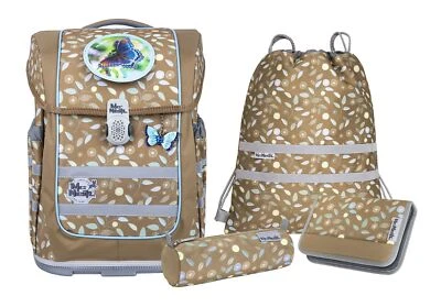 McNeill Ergo Compacto Schoolbag Set 5-teilig Schulranzen Greta senfgelb