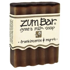 Indigo Wild Zum Bar Goat's Milk Soap Frankincense & Myrrh, 3 Ounces