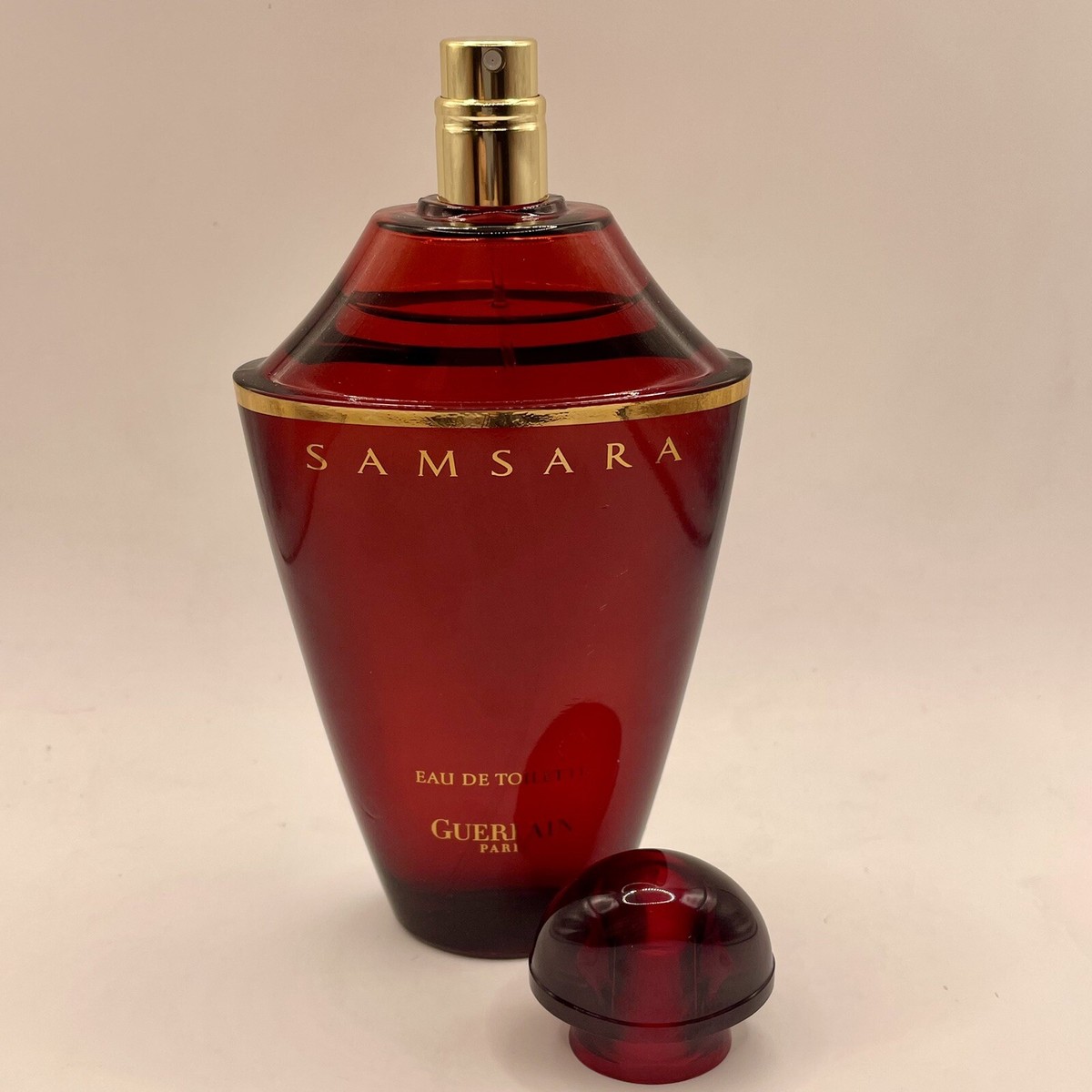 SAMSARA By Guerlain EDT Spray 100 ml 3.4 oz RARE HTF Red