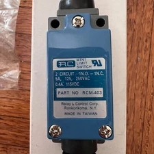 General Purpose 0.4A 115VDC Mini Limit Switch 5A 125-250VAC Coil Spring RCM-403