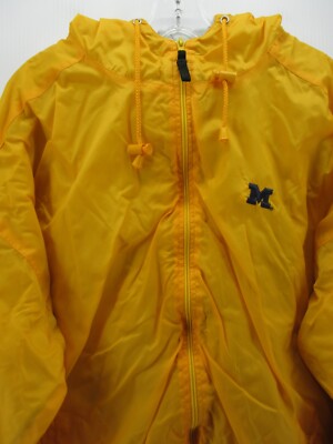 VINTAGE Michigan Wolverines Jacket Men XXL Yellow Steve & Barrys