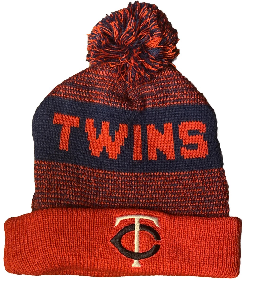 MINNESOTA TWINS Winter Knit Beanie Snow Hat w/ Pom MLB Melonwear Target
