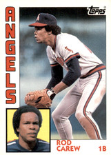 1984 Topps Rod Carew HOF California Angels #600 NM-MINT