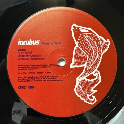 Incubus - Morning View - 2001 US Original 1st Press Album (NM) Ultrasonic Clean - Picture 7 of 8