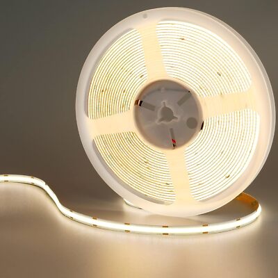 USA - 16.4ft 24V Flexible 384leds/m COB LED Light Strip TV Back Lighting Tape