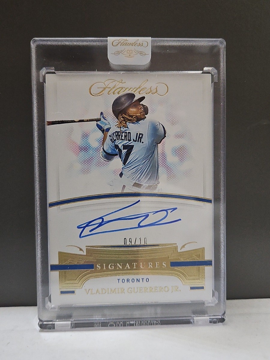 ヨーヨー　flawless 2021 PANINI FLAWLESS Vladimir Guerrero Jr. AUTO 9/10 gold