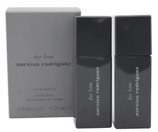 Narciso Rodriguez for Him Eau De Toilette 2 x 0.84 Oz = 1.6 Oz  SEALED VINTAGE