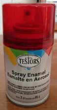 Testors Enamel Lacquer Spray Paint Cans 3 Oz. Gloss Flat For Plastic Models