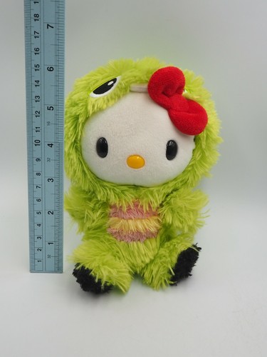 Hello Kitty B0311 Sanrio X Gachapin Mukku Fuji TV Peluche 6" Muñeca Juguete Japón - Imagen 2 de 7