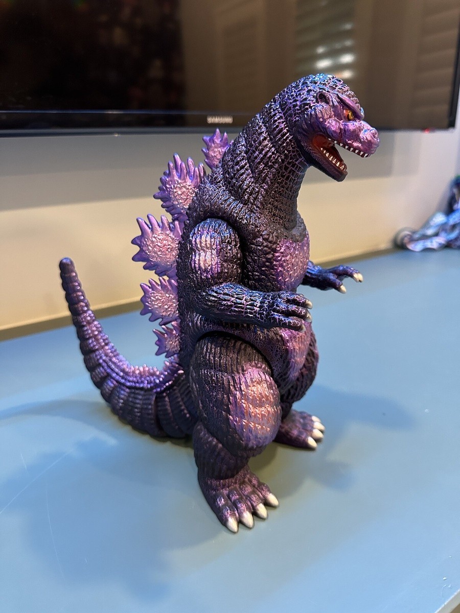 shishikui コーデュロイ　Purple Sarujirushi Godzilla 1995 Death Godji Sofubi Purple USA Seller | eBay