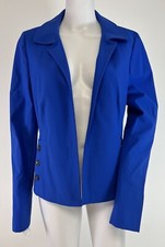 Nina Mclemore Open Front Blazer Jacket Size 10