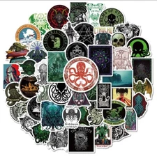 10 PCS Cthulhu H. P. Lovecraft Lovecraftian Stickers BRAND NEW