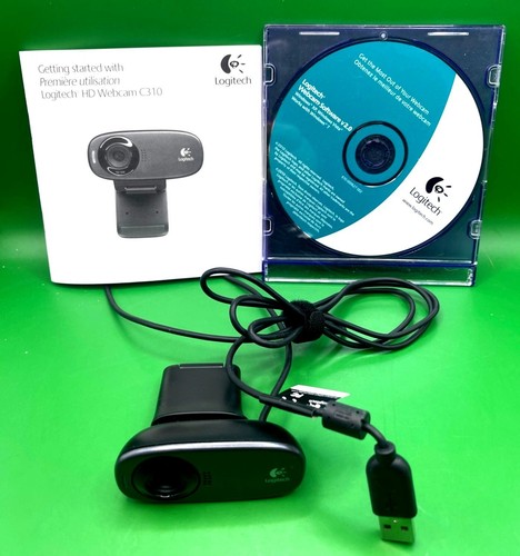Logitech HD Webcam C310 Built-In Microphone 720p Video Computer USB Connection
