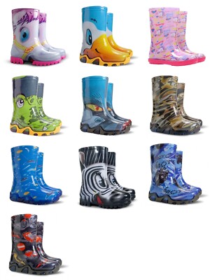 DEMAR Kinder Gummistiefel Jungen Mädchen Regenstiefel NEU 