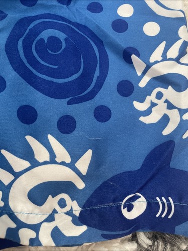 Boys Blue Shark & Crab Swim Shorts Size S/M - Picture 3 of 5