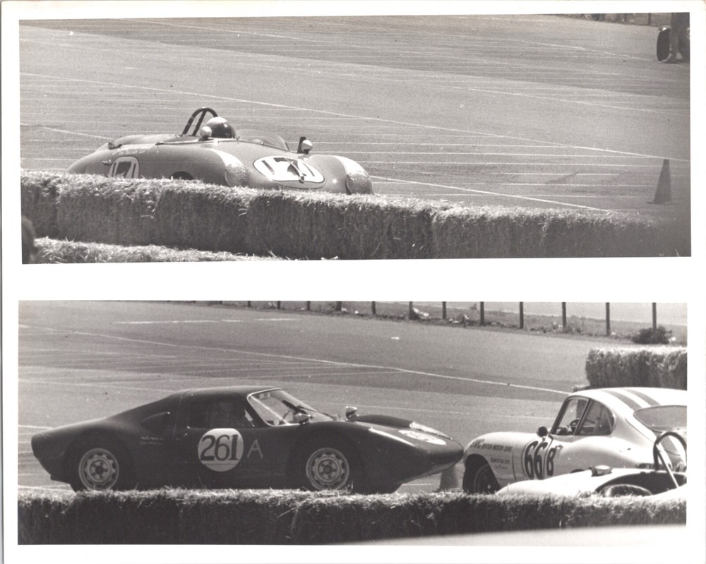 Vintage Photo Auto Racing Candlestick Park Number 7 261 66  c. 1963 8x10