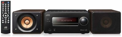 JVC Compact Audio System WOOD CONE EX-S55-B USB CD Player Bluetooth Japan NEU