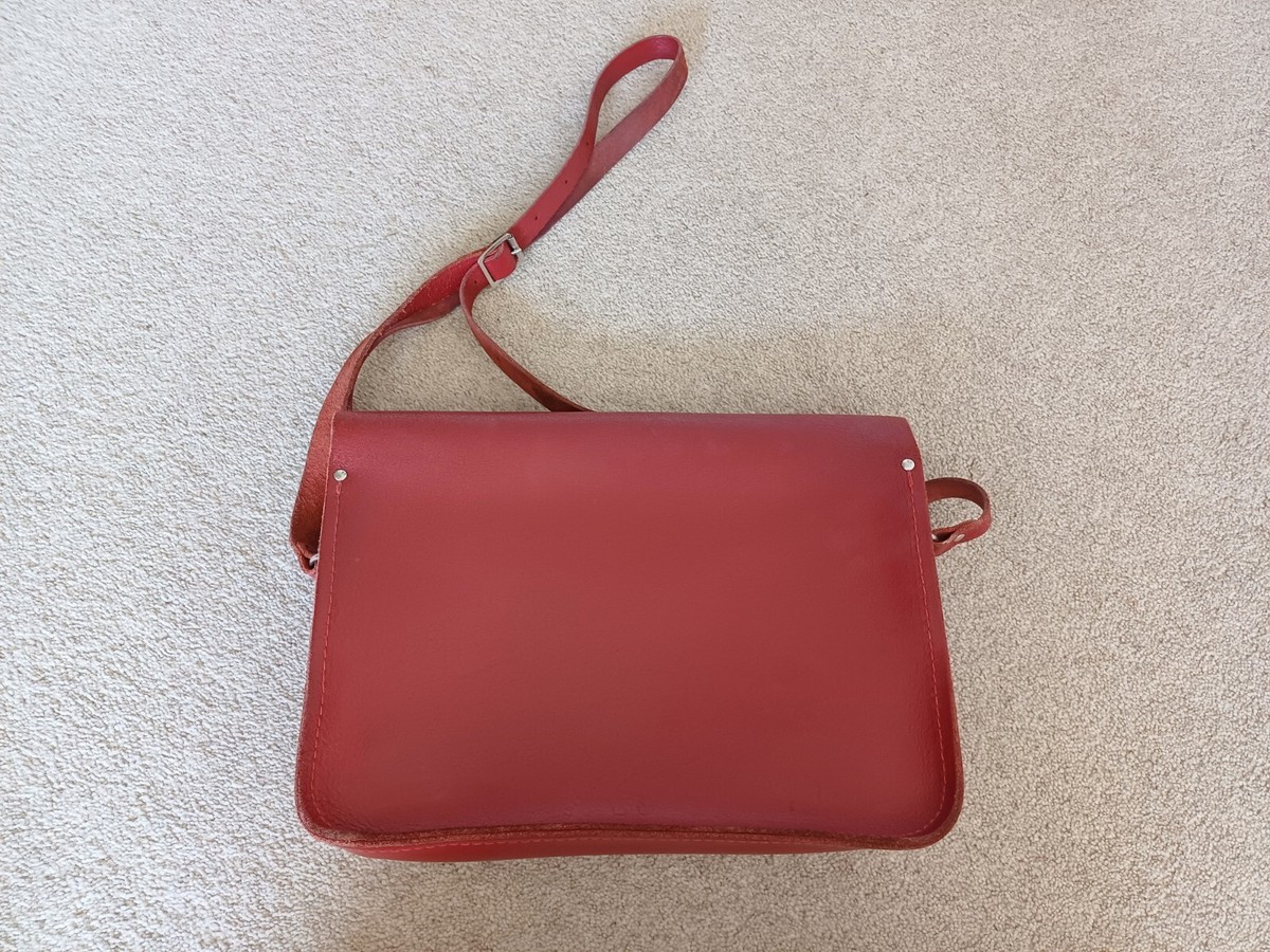 The Cambridge Satchel Company Beautiful Red Leather Inch Bag