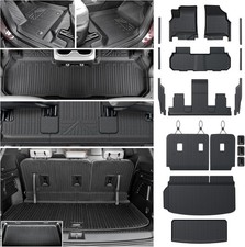 Floor Mats Cargo Mat Set for 2024 2025 2026 GMC Acadia 7 Seats Car Mats Accesso