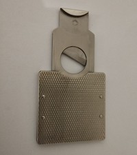 RAR  ELOI PERNET POCKET ZIGARRENSCHNEIDER CIGAR CUTTER GUILLOTINE SILBERFARBEN