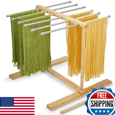 MUMSUNG Pasta Drying Rack Large 304 Stainless Steel Collapsible 15.7x15.7x15 Inc