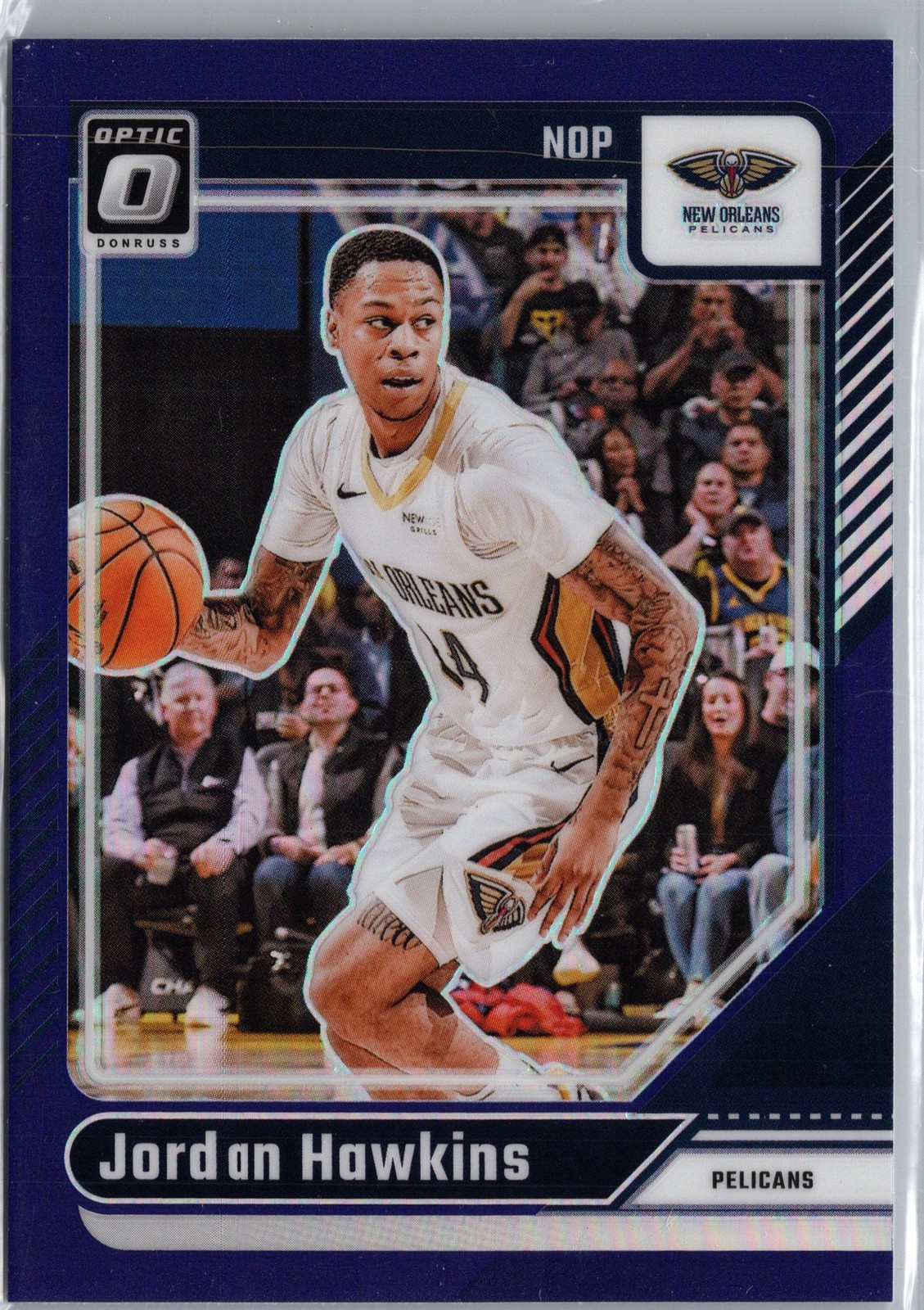 2024-25 Donruss Optic #68 Jordan Hawkins Purple