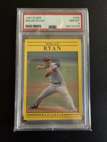1991 Fleer - Nolan Ryan #302 Divider Line after 1979 Angels