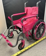 Pink  Grey Wheelchair The New York Doll Collection 18" Like American Girl