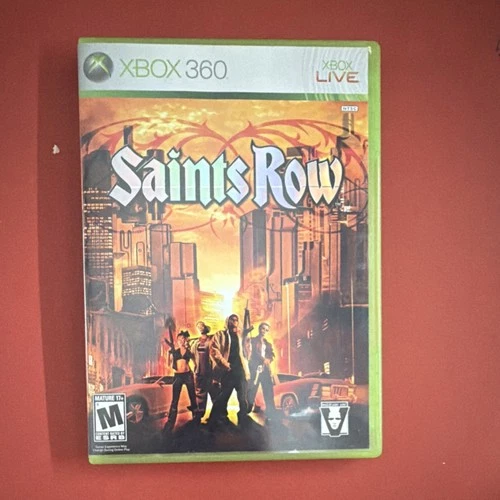 THQ Saints Row Xbox 360 Game, Xbox Live, Action & Adventure, NTSC-U/C