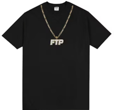 FTP Gold Chain T-Shirt   Size L   Rare