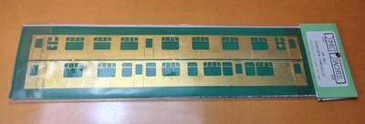 Comet Reisezugwagen Spur O B8 BR MK1 Korridor offene Messingverbundseiten