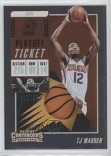 2018-19 Panini Contenders Playoff Ticket 32/199 TJ Warren #65 z6b