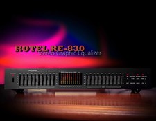 ROTEL RE-830 🌈RARE🌈 Vintage Stereo Analog Equalizer