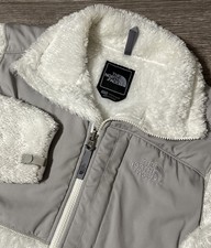 The North Face Women s Denali Polartec Fleece Jacket SZ XS White/Gray