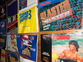 NES Instruction Manual Lot &ndash; Mario 3, Blaster Master, Rambo, Ghostbusters +