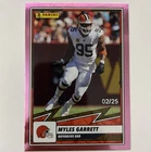 2025 Panini NFL Sticker & Card Collection Football Pink Foil Myles Garrett #24